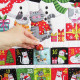 Tissu Noël : Calendrier de l'Avent à confectionner Multicolore