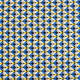 Tissu coton imprimé Khéops Bleu