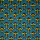 Tissu coton œko-tex Trinidad Bleu