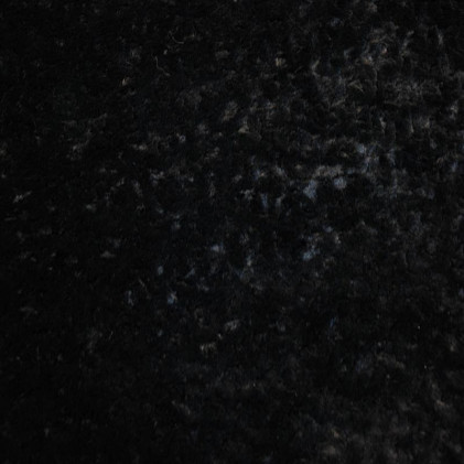 Tissu fourrure synthétique Oeko-Tex Lio Noir