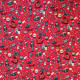 Tissu coton imprimé Jouets Noël Rouge