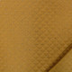 Tissu double gaze de coton Pois Matelassée Jaune moutarde