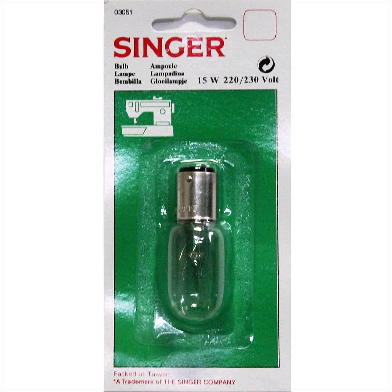 Ampoule pour machines Singer