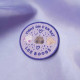 Patch thermocollant Malicieuse® Viens on s'en bat les boobs Violet
