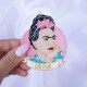 Patch thermocollant Malicieuse® Frida Kahlo Rose