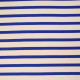 Tissu tricot Armor Lux® Marinière Blanc / Bleu marine
