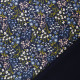 Tissu Softshell imprimé fleuri Bleu marine