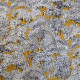 Tissu toile imprimé Forêt panoramique Jaune curry