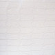 Tissu voile brodé Tempo 300cm plombé Blanc / Argent