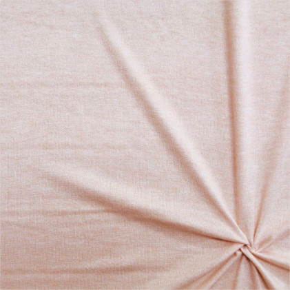 Tissu jersey chiné Stanys Rose pale