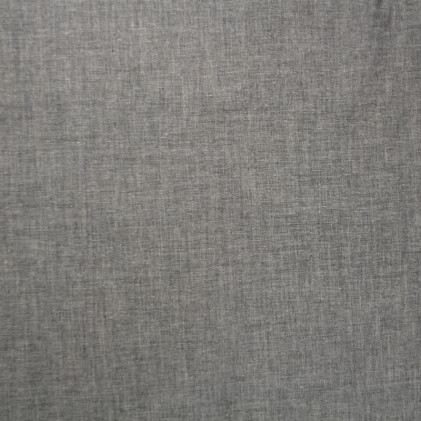 Tissu chambray chiné Chemise Gris
