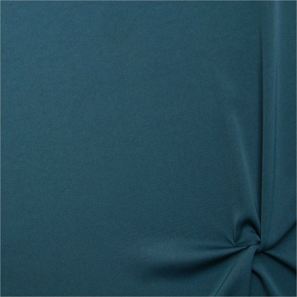 Tissu crêpe lourd Azaléa Bleu canard