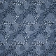 Tissu viscose imprimé Fauves Bleu marine / Ecru