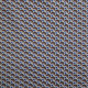 Tissu coton imprimé Plume Bleu
