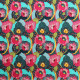 Tissu coton imprimé Kawaï Multicolore