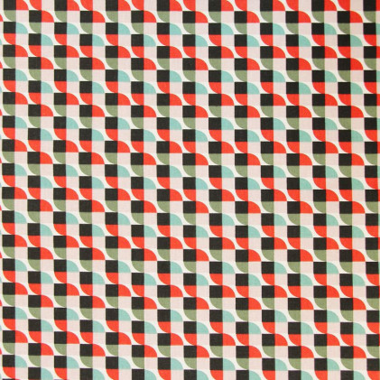 Tissu coton imprimé Oeko-Tex Joplin