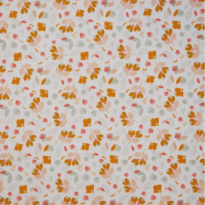 Tissu coton Oeko Tex imprimé Petites fleurs