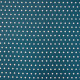 Tissu coton enduit imprimé Peas Bleu canard