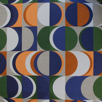 Tissu jacquard Formes géométriques Multicolore