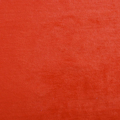 Tissu velours Aleda Rouge brique