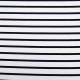 Tissu jersey Marinière    Blanc / Bleu marine