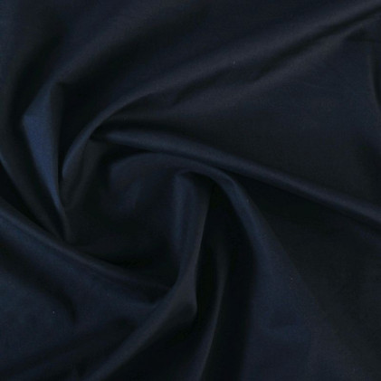 Tissu coton extensible Clappi   Bleu marine