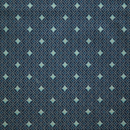 Tissu coton imprimé Oeko-Tex Arny Bleu nuit