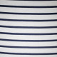 Tissu jersey Armor Lux® Marinière Blanc / Bleu marine