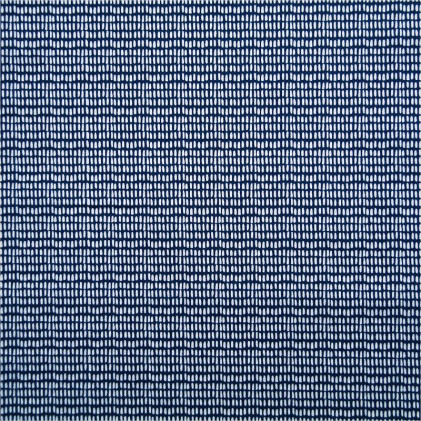 Tissu coton imprimé Yad Bleu indigo