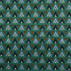 Tissu coton imprimé Saguaro Vert bleu