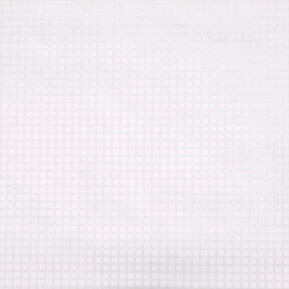 Tissu coton imprimé Crossy Blanc