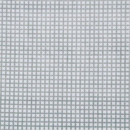 Tissu coton imprimé Crossy Gris clair