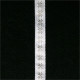 Ruban Crystal 15 mm Blanc