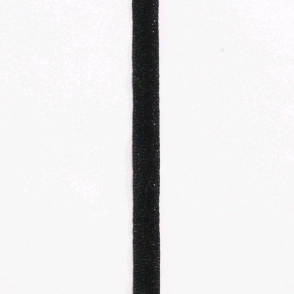 Galon lurex 10 mm Noir