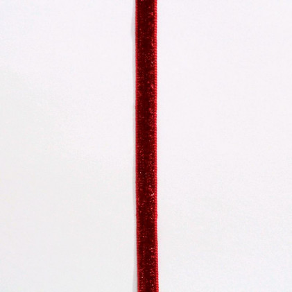 Galon lurex 10 mm Rouge