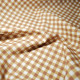 Tissu coton BIO Vichy Terracotta