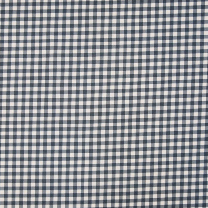 Tissu coton BIO Vichy Bleu