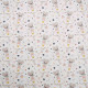 Tissu coton imprimé Oeko-Tex Souris Princesses  Blanc / Rose