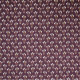 Tissu coton imprimé Oeko-Tex Paplami  Violet aubergine