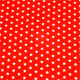 Tissu coton imprimé Filante Rouge