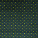 Tissu coton imprimé Doucet  Bleu / Vert