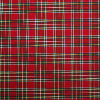 Tissu écossais Cabal Rouge