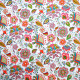 Tissu patchwork Sarasa Blanc / Multicolore