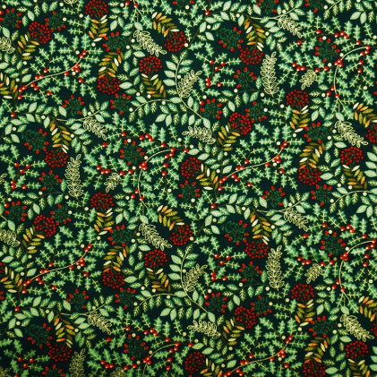 Tissu patchwork Swirl Vert
