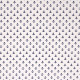 Tissu coton imprimé Adock Blanc / Bleu