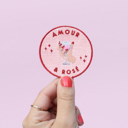 Patch thermocollant Malicieuse® Amour & Rosé Rose