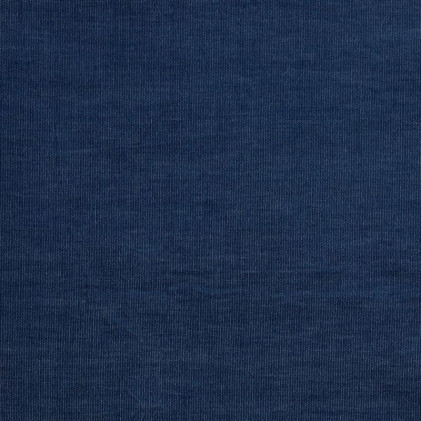 Tissu velours milleraies imprimé façon Jeans Bleu