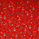 Tissu coton Noël Sapins Rouge / Vert