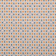 Tissu coton imprimé Rixos Bleu / Orange