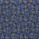 Tissu Noël coton imprimé Boules de Noël bleu gris